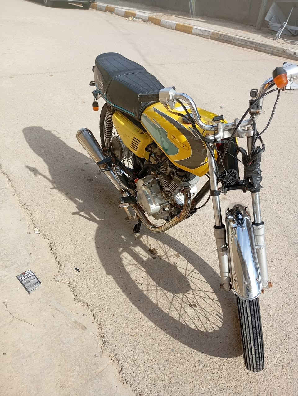 دراجه اربعه كير موديل 14اصوليه مكينه نضيفه  تايكر 17مكاني خارجيه شارع 40 سعر 440 وبيه شي بسيط الاستفسار ***********
