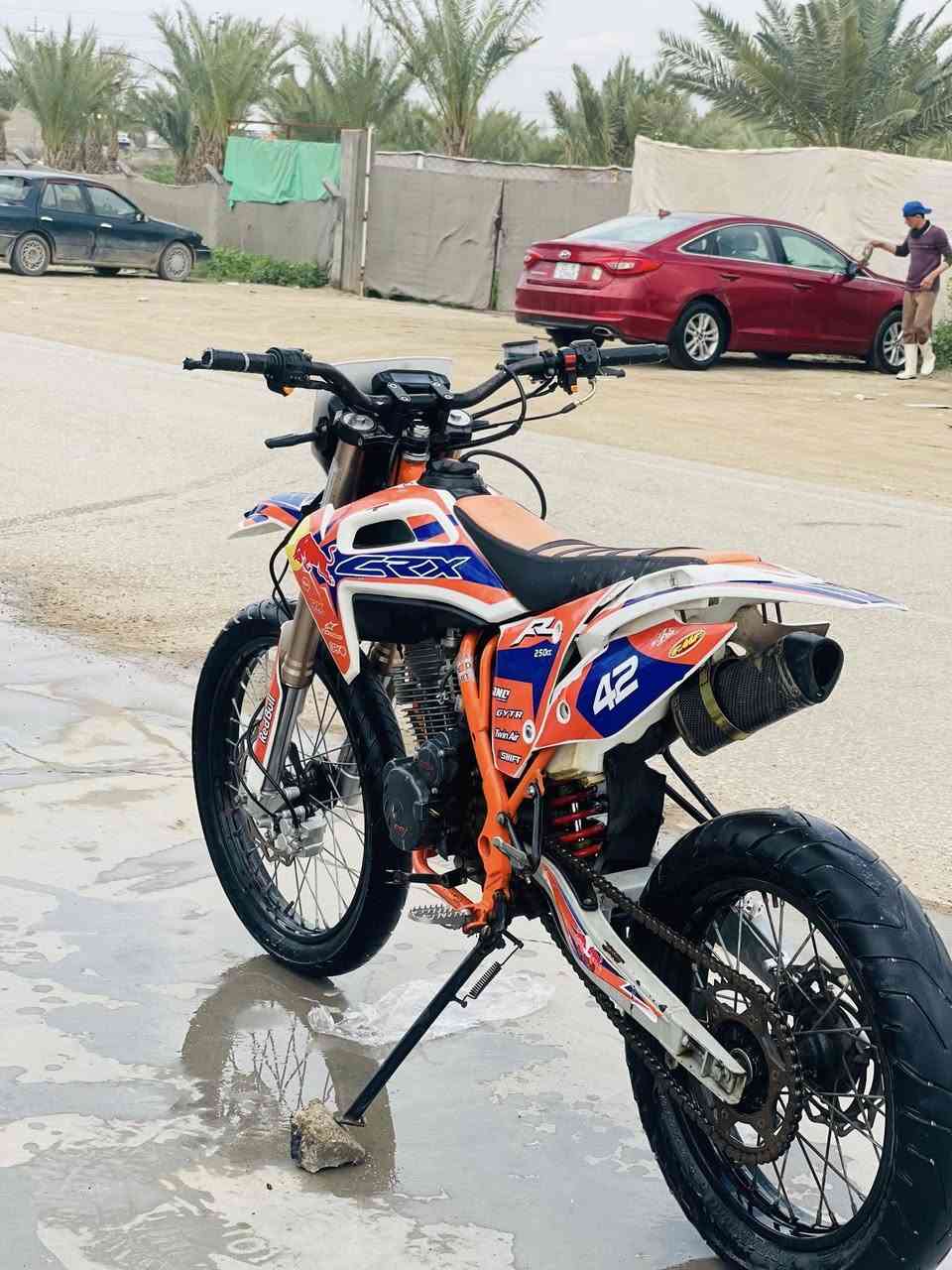 سلام عليكم دراجه قفاز للبيعCRXموديل٢٠٢٤محرك٢٥٠دراجه مامفتوحه محرك خير من الله لابخار ولادخن سعر١٣٥٠وبيه مجال قليل مكاني بابل قضاء جبله رقم***********
