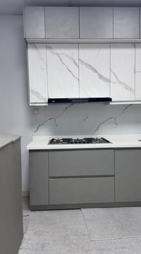 كاونتر كامل مع ملحق مع مخزن فوك الملحق ويا طباخ ومرشحه   سويته بدون اج...