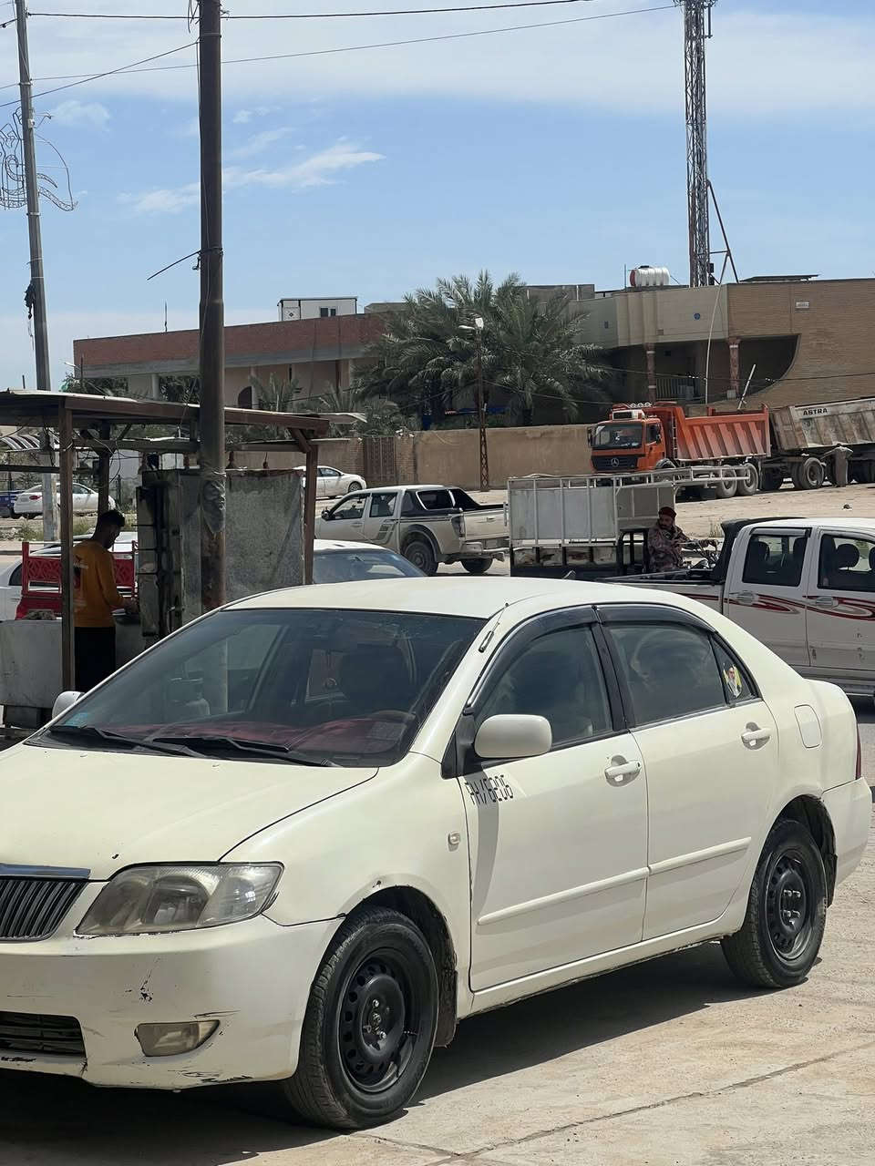 كورلا بيكاتشو خليجي 2007
سيارة اقتصادية واعتمادية وتمشي بيها بدون تعب،مال جناي
- اللون: أبيض
- مكينة: 4 سلندر 1800
 .يسرة بلاد
مكينة وگير نظيف
 تبريد شغال ممتاز
تايرات حدادية
بيها جاملغ الايمن مبدل والباقي كفالة
السيارة استخدام شخصي ، جاهزة ، والفحص مفتوح للجادين.

السعر: 82 وقابل للنقاش للجاد فقط
الموقع: النجف
***********
سيارة عملية ومناسبة للاستخدام اليومي
