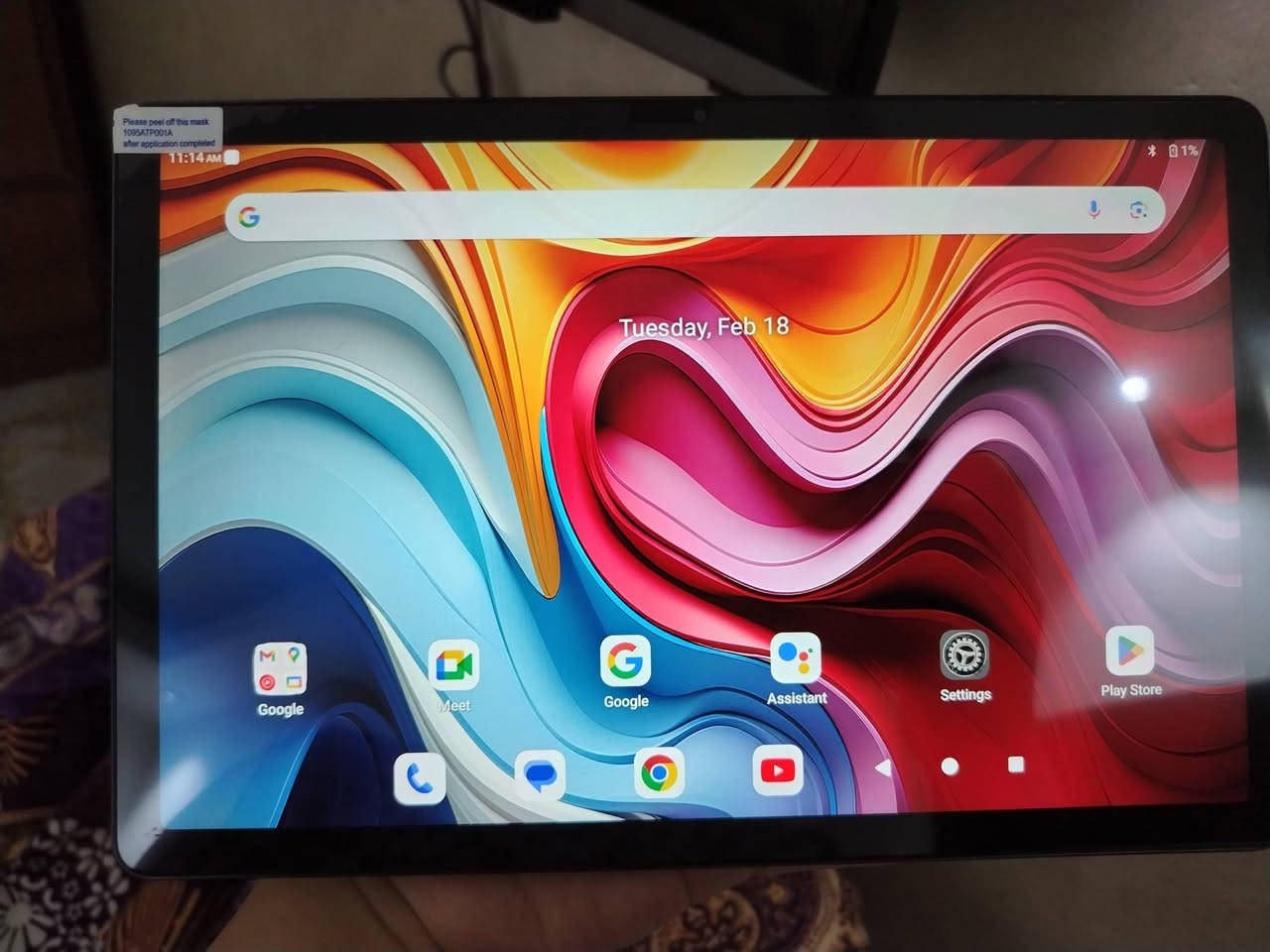 Teclast Android Tablet 
تابلت اندرويد ممتاز للدراسة والتعليم والتصفح والاعمال والالعاب 
شاشة 11 إنش بدقة 1920×1200 من نوع IPS
معدل تحديث 90Hz AdaptiveSync
معالج Unisoc T620 ثماني النواة
ذاكرة 6GB RAM + توسعة افتراضية حتى 10GB (إجمالي 16GB)
سعة تخزين داخلية 256GB
دعم بطاقة ذاكرة حتى 1TB
بطارية 8000mAh
كاميرا خلفية 13MP
كاميرا أمامية 8MP
نظام Android 14
دعم 4G LTE
شريحتين اتصال Dual SIM
Wi-Fi ثنائي النطاق 2.4GHz / 5GHz
Bluetooth 5.0

السعر 175 وبي مجال 
بغداد حي العامل شارع 30
***********
