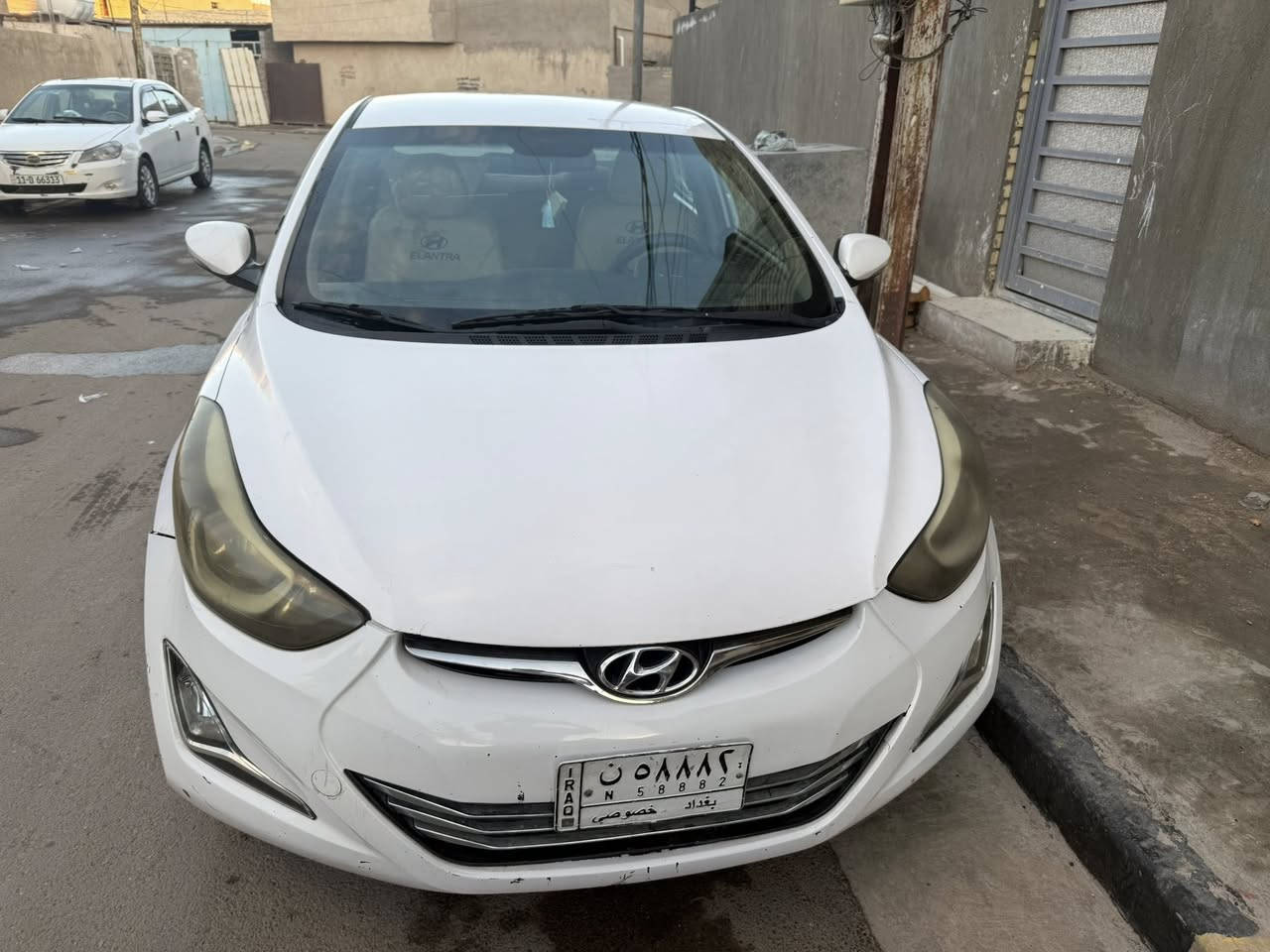 سلام عليكم اللنترا موديل 2015خليجي بيها اربع قطع صبغو ومشكلة بل تنميرة مال كير مكينتة السيارة خيرا من الله رايدة ب100 ورقة وبيها مجال مكاني بغداد العامرية كهربائية كلةة شغالة 
وهاذا الرقم للستفسار ***********
