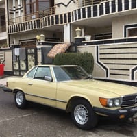 مرسيدس حجم ٤٥٠ موديل ١٩٧٨ محرك ٨ سلندر سياره جديده رقم اربيل وارد أمري...