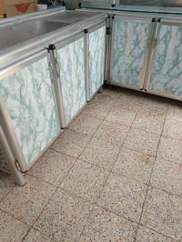 كاونتر 3 قطع + مبردة + مجمدة شغالات النظافة مفولة مثل ما واضحات بصورة ...