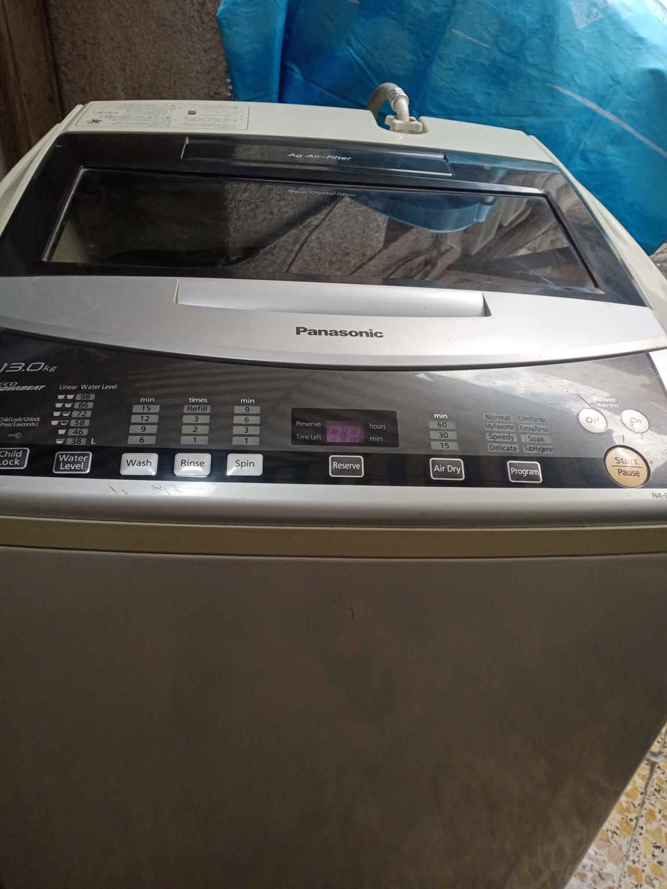 غساله باناسونيك 13 كيلو حجم كبير تغسل بطانيه بلاديه على الشركة على الفحص يوجد توصيل 
*********** بغداد, العراق
