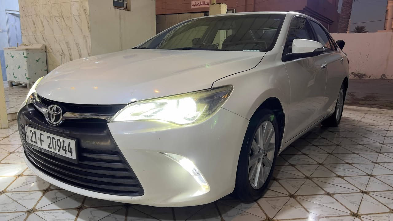 كامري  2016
للبيع او مرواس بسيارة اقل ال90ورقه
خليجي 
محرك 4 سلندر 2500 CC
ابيض صدفي 
5ويل كب الشركة 
برده كهرباء خلفيه
كشن كهرباء 
تشغيل بصمه 
ابواب بصمات 
بصمات الشركه 2 بيها
كامره بلاد خلفيه 
دبل گزوز
بريكABS
شاشه تاب 10انج فول اندرويد فيس ويز يوتيوب شيرت سوق بلي وإلى اخره 
كروز سرعه 
مرايه امتصاص الضوء 
اشاير بالمري 
لايت لد عالي ناصي كشاف كله لد ابيض 
حساس خلفي 
نضام ايكو اقتصادي تلقائي يعمل 
انارة ترحيب عند الاقتراب من السيارة 
دخول ذكي فتح ابواب 
داخل لونين كريمي واسود 
((بدون اي حادث))  بيها 3قطع صبغ اثر شمس  والباقي دبل كود شركة 
والسونار جديد مرفق بنهاية الصور 
رقم سليمانيه دولي بسمي شخصيا
تخم تاير أصلي حتى الاسبير 
صدر امامي خلفي جيد 
السيارة ليمتيد فول عدا فتحه 
كير و مكينه لوووك محرك digital  لك
بعد بيها تفاصيل ومواصفات مااعرفها
الانبار الخالدية (المظيق)
السعر155وبيها مجال 
***********
***********
