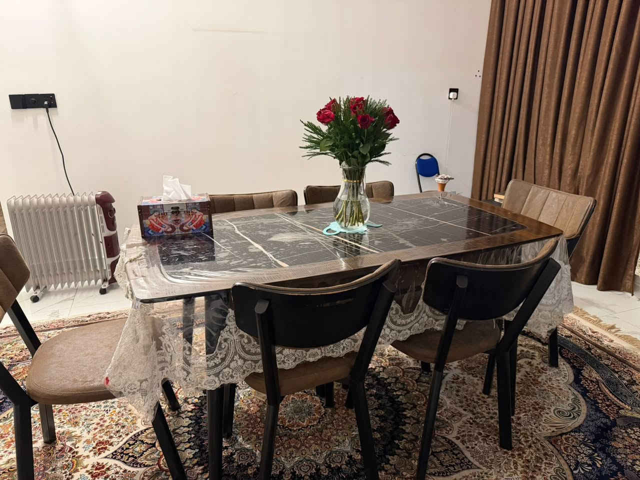 غسالة lgحجم 9كيلو
تيبلام عدد ٢
ثريات كلاسيك مطلي ذهب زوجين والكرستلات كزاز موبلاستك وميز طعام مع ٦كراسي الأسعار مناسبة العنوان بغداد المنصور الداوودي الي يريدهم يراسل عالخاص أو يتصل على هذا الرقم *********** بي واتساب
