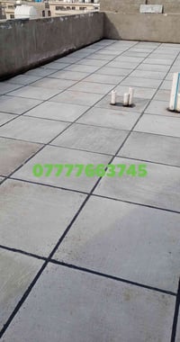 ورحمه كادر العمل عوازل الصطح بتطبيك اشتايكر وعمل الماستك والزفت والفلا...