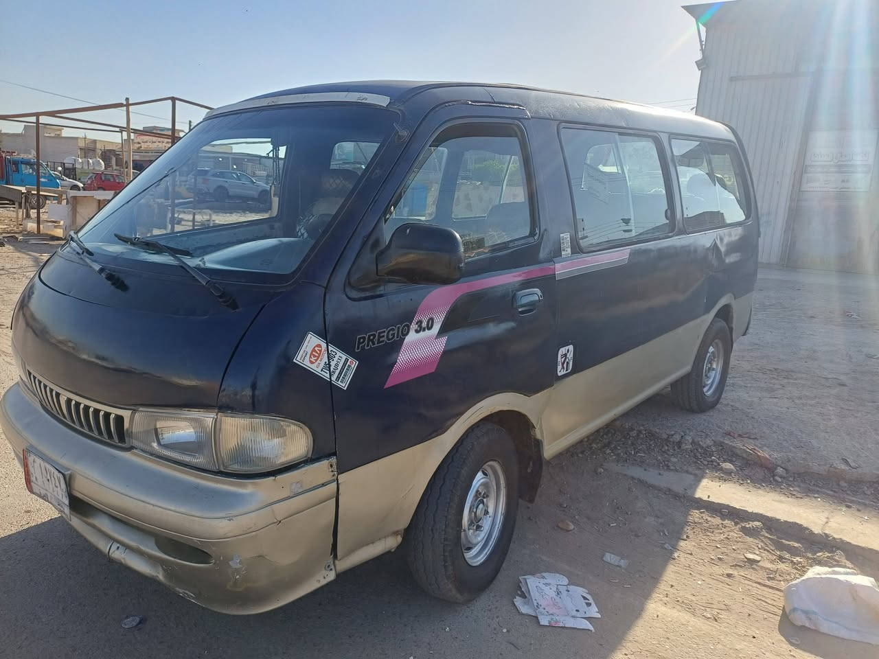 سلام عليكم لبيع كيا بريجو موديل 1997 رقم بغداد مكينه بيها بخار بدون تنقيص السياره حلوه خير من الله تحويل مباشر السعر 40 وبيها مجال قليل المكان بغداد المعامل الباويه رقم التلفون ***********
