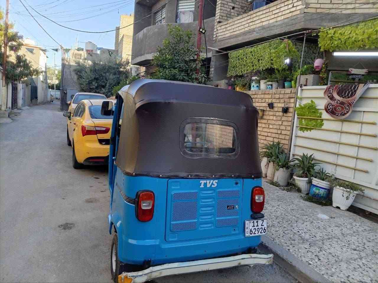 السلام عليكم 
تكتك للبيع TVS موديل 2020 مرقم باسمي تحويل ثاني يوم رقم انكليزي المكان حي الجهاد بغداد السعر 5750 وبيها مجال حك الجية التواصل ***********
