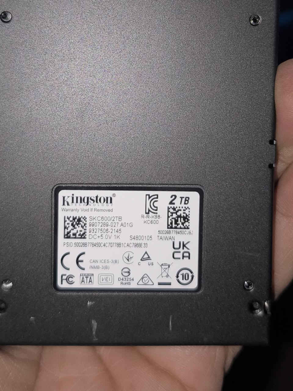 هارد 2 TB شركة كينج ستون
السعر 175 الف
***********
