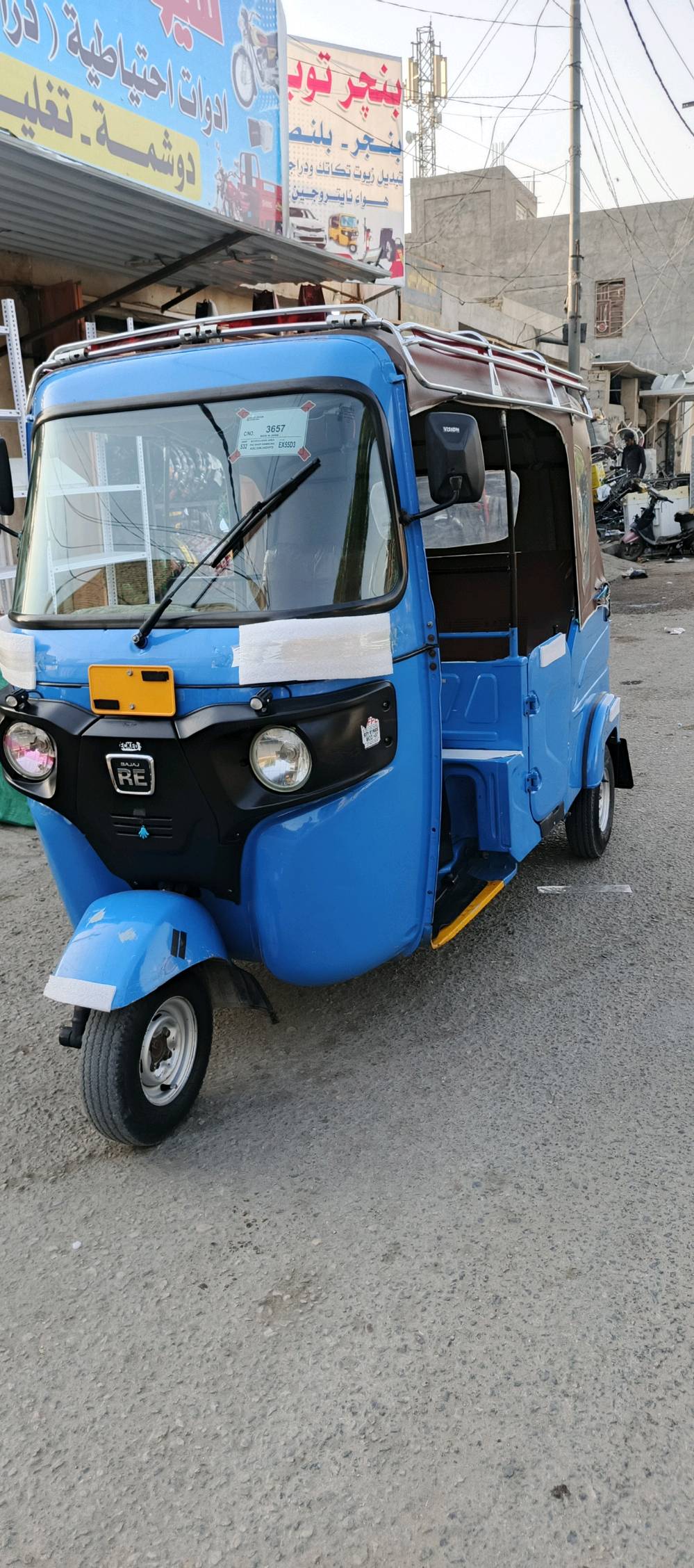 تكتك 22 شهر 9 مرقم كربلاء تحويل ثاني يوم بأسمي
بيها ضربة فوك الجاملغ الايسر ومعدلة ع حار يعني معجون وصبغ ما مبينة التكتك خير من الله ربع مذب عليها گبل للشارع
  مكاني كربلاء حي النضال التكتك نصبة حلوه وشوفت عينك واحلا من الصور ما تعجبك الله يسهلك بغيرها
***********