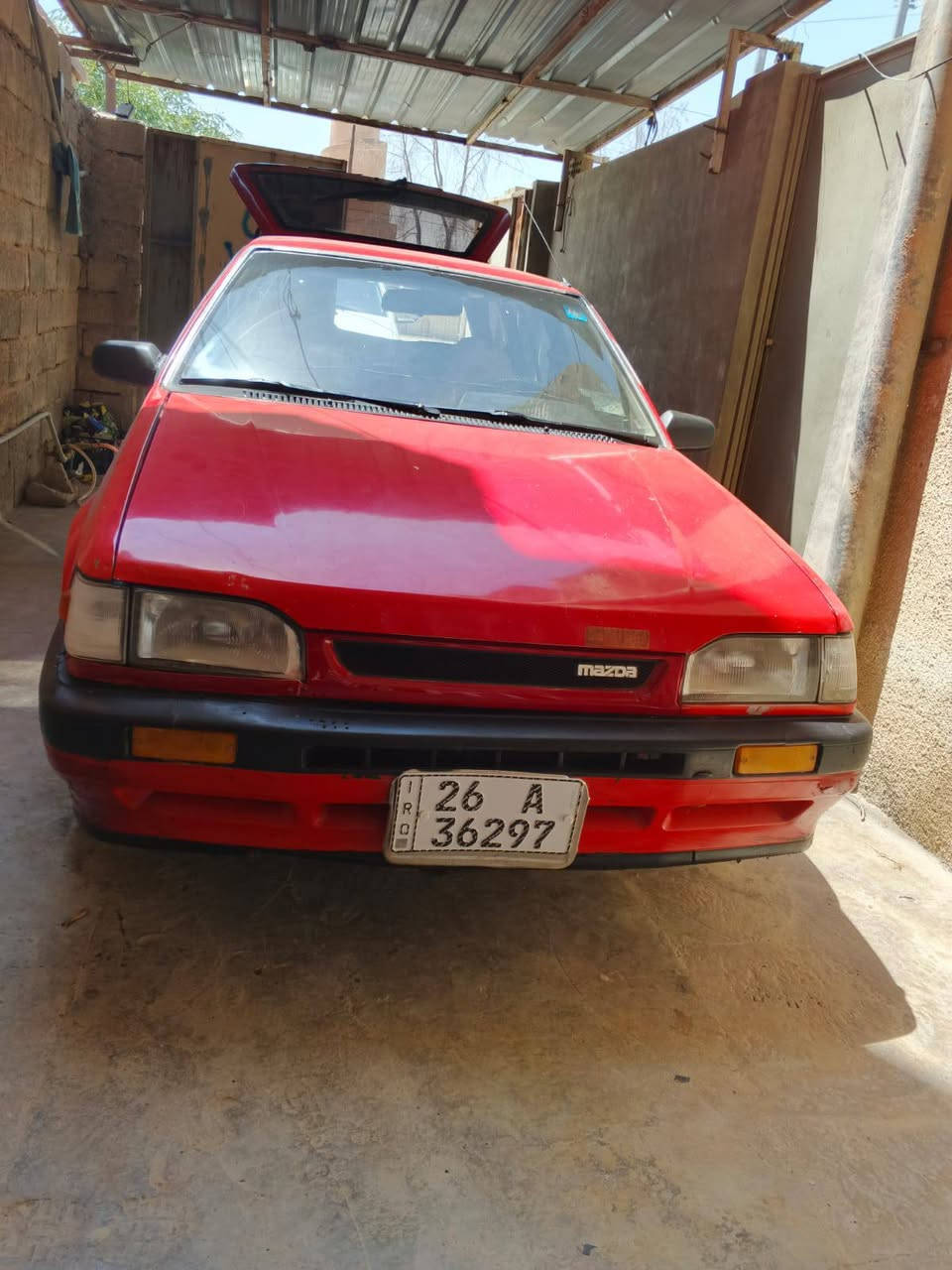 مكفول بالنشر
‏سلام عليكم لبيع فقط سياره مازدا 1993..323 مكينه مكفول. .كير مكفول .. كهربائيات شغاله..صدر سياره نظيف جدا..تخم تايرات مع السبير جديد ...رقم جديد صلاح الدين A..ينتهي 32..السياره  التحويل بنفس اليوم 
‏..سعر 31بيها مجال رقم صاحبه السياره 
‏ ***********
‏
‏المكان سامراء.


**إذا كنت صاحب هذا الإعلان وتريد حذفه لأي سبب، رجاءا أرسل رسالة إلى الدعم الفني**