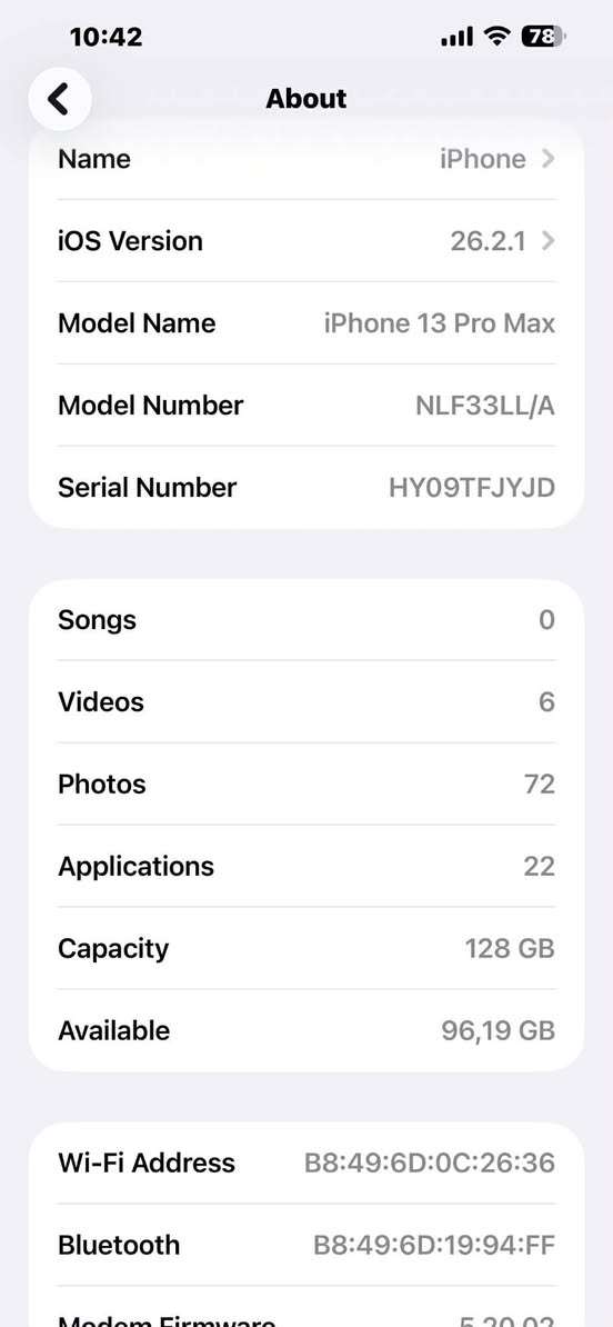 ايفون 13برو ماكس
باتري 🔋 93
ستوكاج 128
تلفون نقي ممعاود فيه والو هابط كابه 
نبيع برك. 
ومنسحقش عباد مشي سريو


**إذا كنت صاحب هذا الإعلان وتريد حذفه لأي سبب، رجاءا أرسل رسالة إلى الدعم الفني**