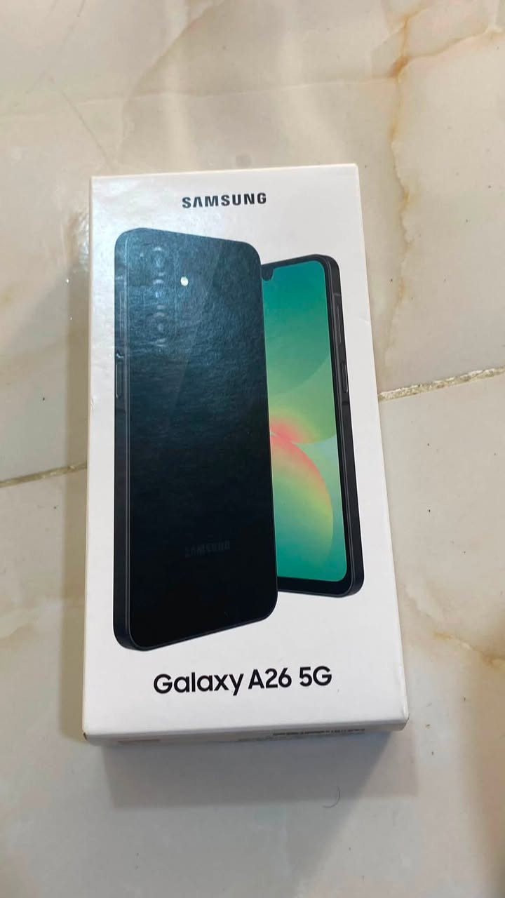 كلكسي A26  5G  جهاز كبس بلكارتون بعده ممفتوح بيدك تفتحه ذ١٢٨
س350


**إذا كنت صاحب هذا الإعلان وتريد حذفه لأي سبب، رجاءا أرسل رسالة إلى الدعم الفني**