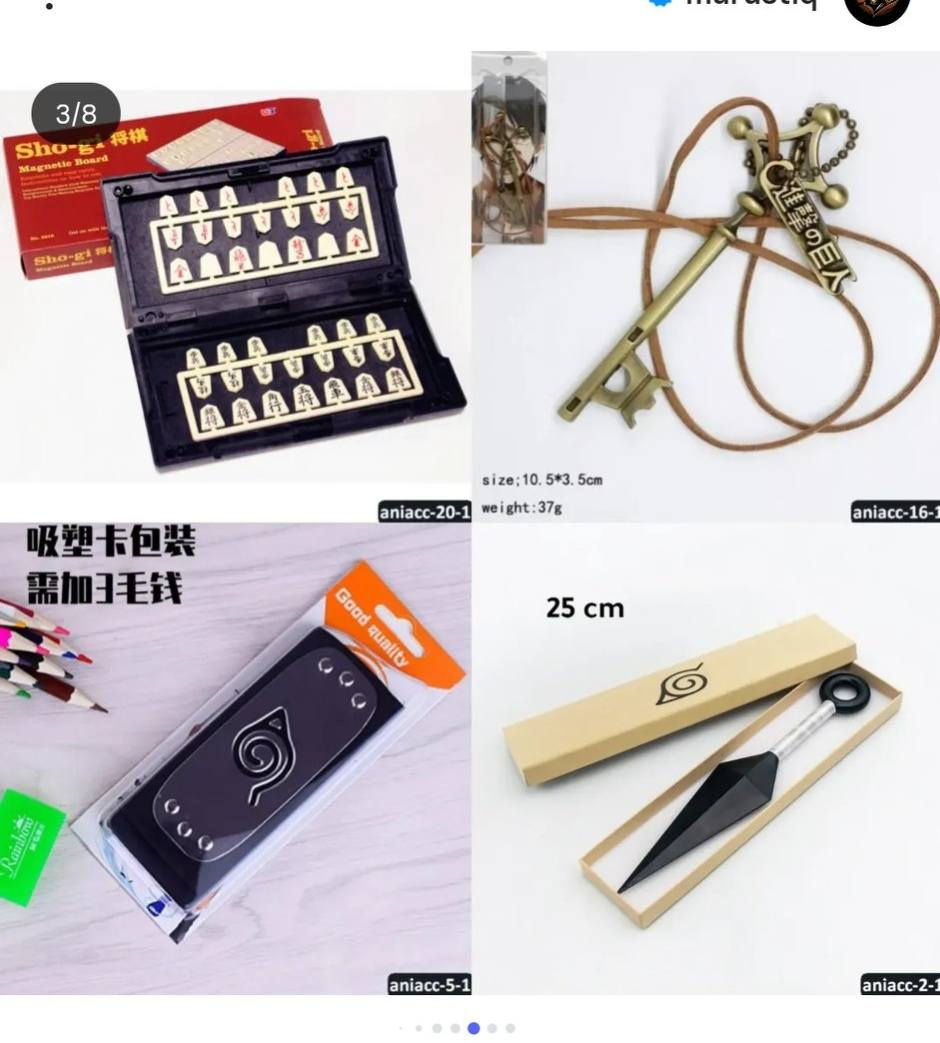 مداليات وكسسوارات انمي بسعر جدا مناسب


**إذا كنت صاحب هذا الإعلان وتريد حذفه لأي سبب، رجاءا أرسل رسالة إلى الدعم الفني**