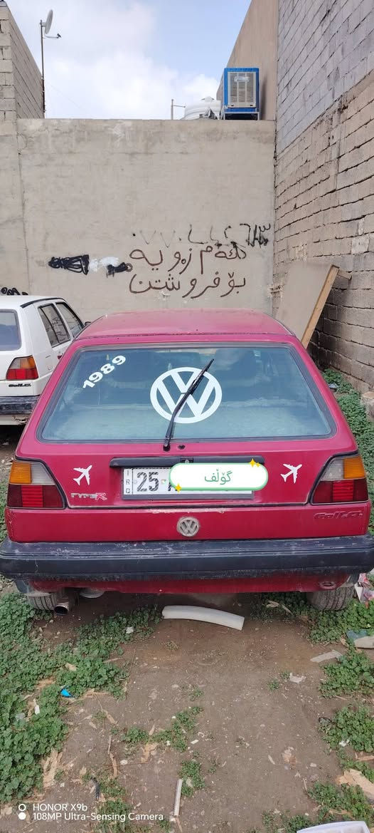 ڤۆلکسواگن (گۆڵف)
مۆدێل...(1989)
گێر...(ۆتۆماتیک)
مکینە...(18)
گێر و مەکینە بەشەرت
بەشەرت (تەحویل)
رەقەم..(کەرکوک)(مەشروع وەتەنی)
کۆبۆن.. (بەنزین)
ڕەقەم (25)ئینگلیزی
شوێن کەرکوک (پەنجاعلی)
نرخ...32$مەجال
ژ.م(***********)
عربي
فولكسواكن(كولف)
موديل...(1989)
كير...(اوتوماتيك)
محرك....(18)
كير و محرم بشرط
بشرط..(تحويل)
رقم..(كركوك)(مشروع وطني)
كوبون..(بةنزين)
رقم..(25)انكليزي
مكان كركوك (بنجاعلي)
سعر...(32$)مجال
ر.م(***********) كركوك, العراق
