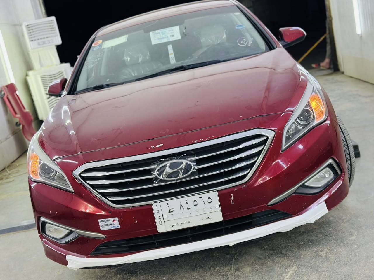 سلام عليكم سوناتا 2015 وارد امريكي ضررها بنيد وجاملغ ايسر سياره حلوه ماشيه 157 الف جاهزه من كلشي كير مكينه تبريد حداديه تخم تاير كله جديد وشرط سعرها 108 وبيها مجال بسيط للشراي للاتصال ‭٠٧٨٢ ١٢٥ ٦٠٤٨‬.   مكان السياره سماوه
