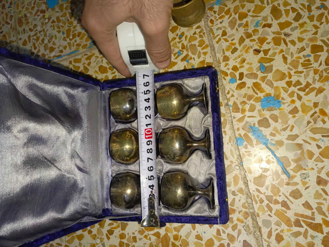 هاونات صغار عدد اثنين زائد  اكواب نحاس بالعلبه القياسات الموضحه بالصوره سعر المجموعه 45, الف يوجد توصيل جميع المحافظات


**إذا كنت صاحب هذا الإعلان وتريد حذفه لأي سبب، رجاءا أرسل رسالة إلى الدعم الفني**