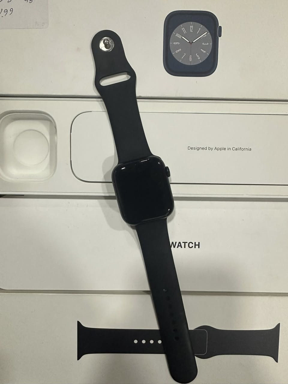 ‏‎ساعة ابل واج سيريس 8
‏‎حجمها : 45 mm
‏‎نسبة البطارية : 99 %
‏‎نسبة النظافه : 97 %
‏‎السعر : 240 الف 
غراضها كاملة ‎الاصليات 
🚨🚨اخواني الاعزاء عند حجز الساعه وارسالها اليك من خلال شركة التوصيل يجب تسديد مبلغ قدره عشره الف من خلال كارت اسيا او تحويل زين كاش عشره وينزل من حساب الساعه خلاف هذا لااستطيع ارسال الساعة


**إذا كنت صاحب هذا الإعلان وتريد حذفه لأي سبب، رجاءا أرسل رسالة إلى الدعم الفني**