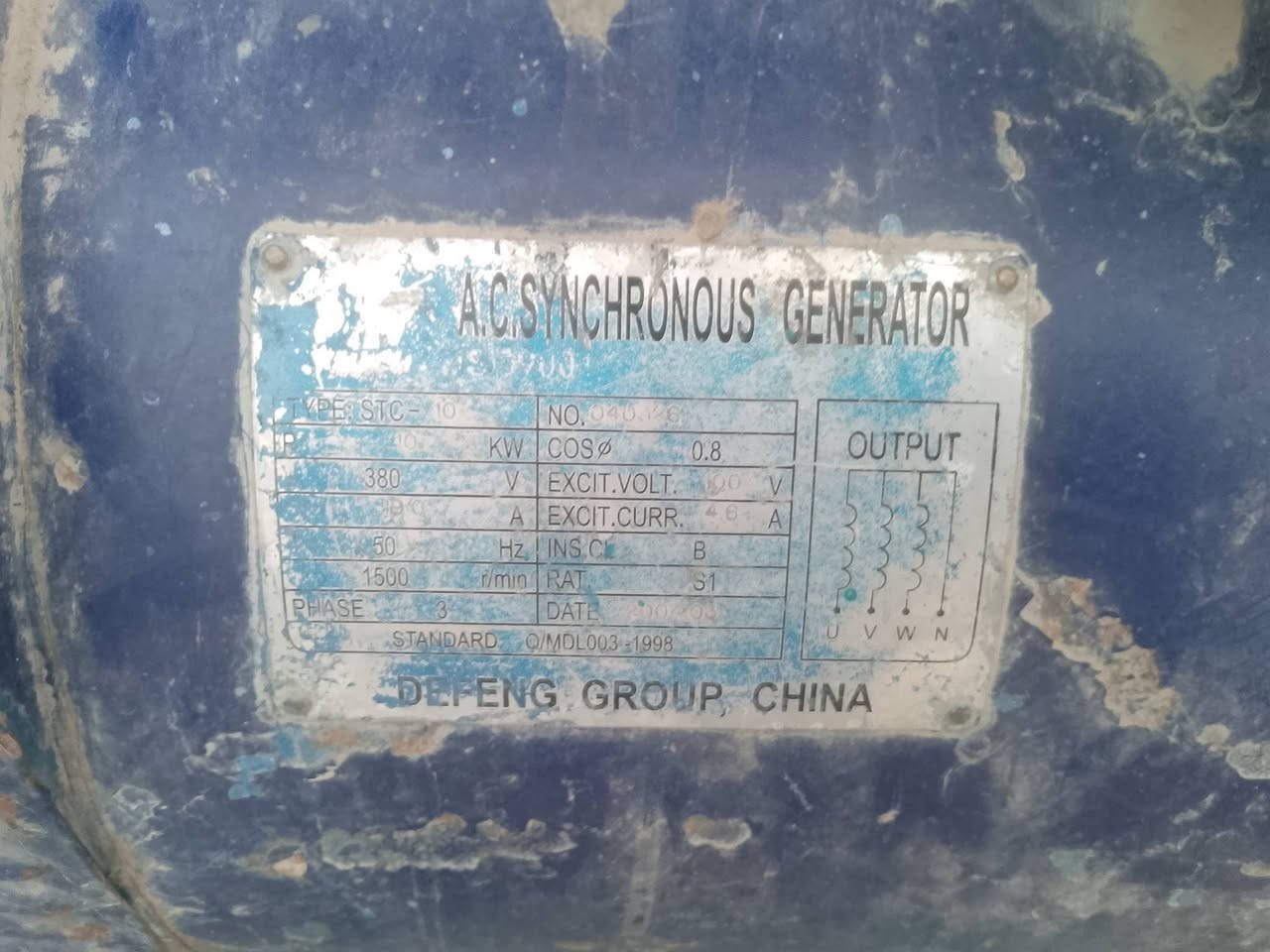 سلام عليكم شاصي وراس توليد 10كيفي وداينمو وسلف السعر 700وبي مجال ***********
