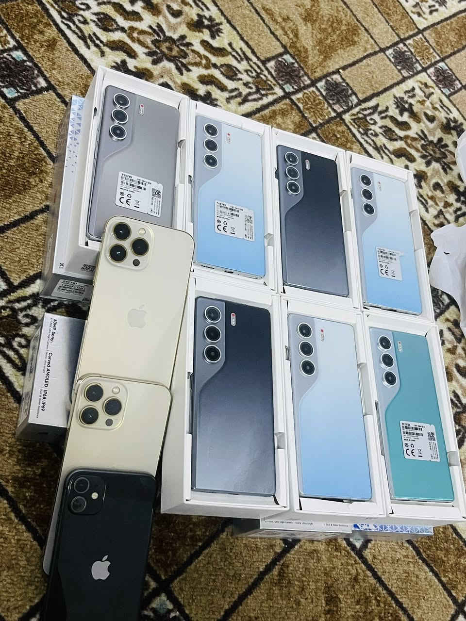 📱 Tecno kamon 40 Pro 5G
سلام علیکم اخوتی 

✅ نظيف جداً – استعمال خفيف

✅ جهاز مفرد وجملە 100%

✅ لم يُستخدم الملحقات کفر ولشاحنه  کله ویە 

✅ شريحتان  2 اتصال

⚙️ المواصفات:

• RAM: 12 + 12 جيجابايت

• ذاكرة: 256 جيجابايت

• بطارية: 5200 مللي أمبير

• نظافة: 97%

 💰 السعر: 0راسلنی 

🚚 توصيل لجميع المحافظات

📞 واتساب: ***********

ایفون.  ١٣ بروماکس. ذهبی. فقط مبدلە شاشە. ١٢٨. بطاریە ٨٧ بلادی فیس ایدی شغال کلشی بی یشتغل 

راسلنی لسعر  

 

ایفون. ١١ عادی کامرتین مکفول کفالە عام. ١٢٨. مامبدل بی ایشی.   سعرە مناسب
