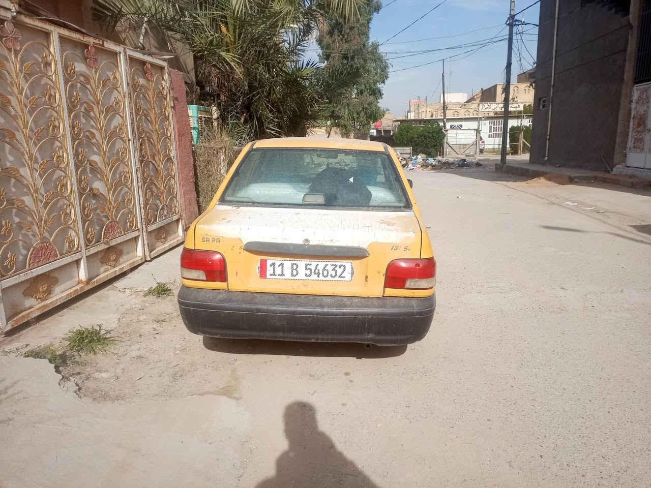 كير مكينه 
حداديه  جديده
تخم تاير جديد
هيه غرامات مصفره 
بسمي سياره 
دواخله جديده 
سياره ما نقصه اي شي 
***********
