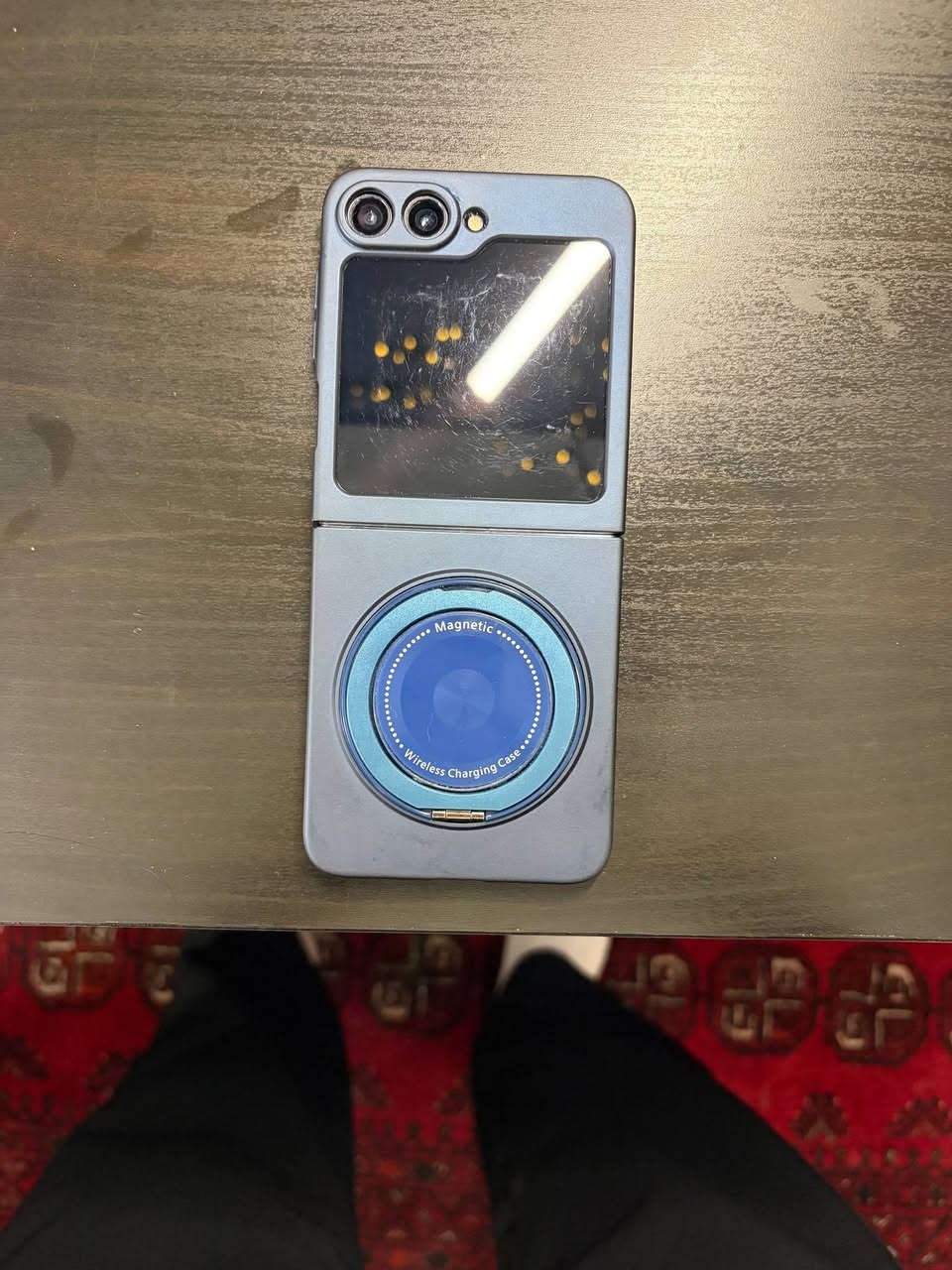 السلام عليكم
للبيع SAMSUNG Z FLIP 5
اللون اخضر مميز 
المواصفات : 
المعالج snap dragon 8 gen 2 
الشاشة بي شاشتين الشاشة الخارجية و الشاشة  الرئيسية DYNAMIC AMOLED 2X 
120 فريم اداء جدا قوي بالالعاب
ينغلق ( ينطبك ) بدون اي فراغ 
المتانة :
IPX 8 مقاومة تامة للماء 
البطارية بحالة ممتازة جدا 
الجهاز نظيف جدا مابي شخط 
السعر (( 675 )) بي مجال بسيط مع كفر هدية 
للتواصل واتساب او تليجرام :
***********
المكان بغداد الكاظمية اكو توصيل لكل المحافظات
