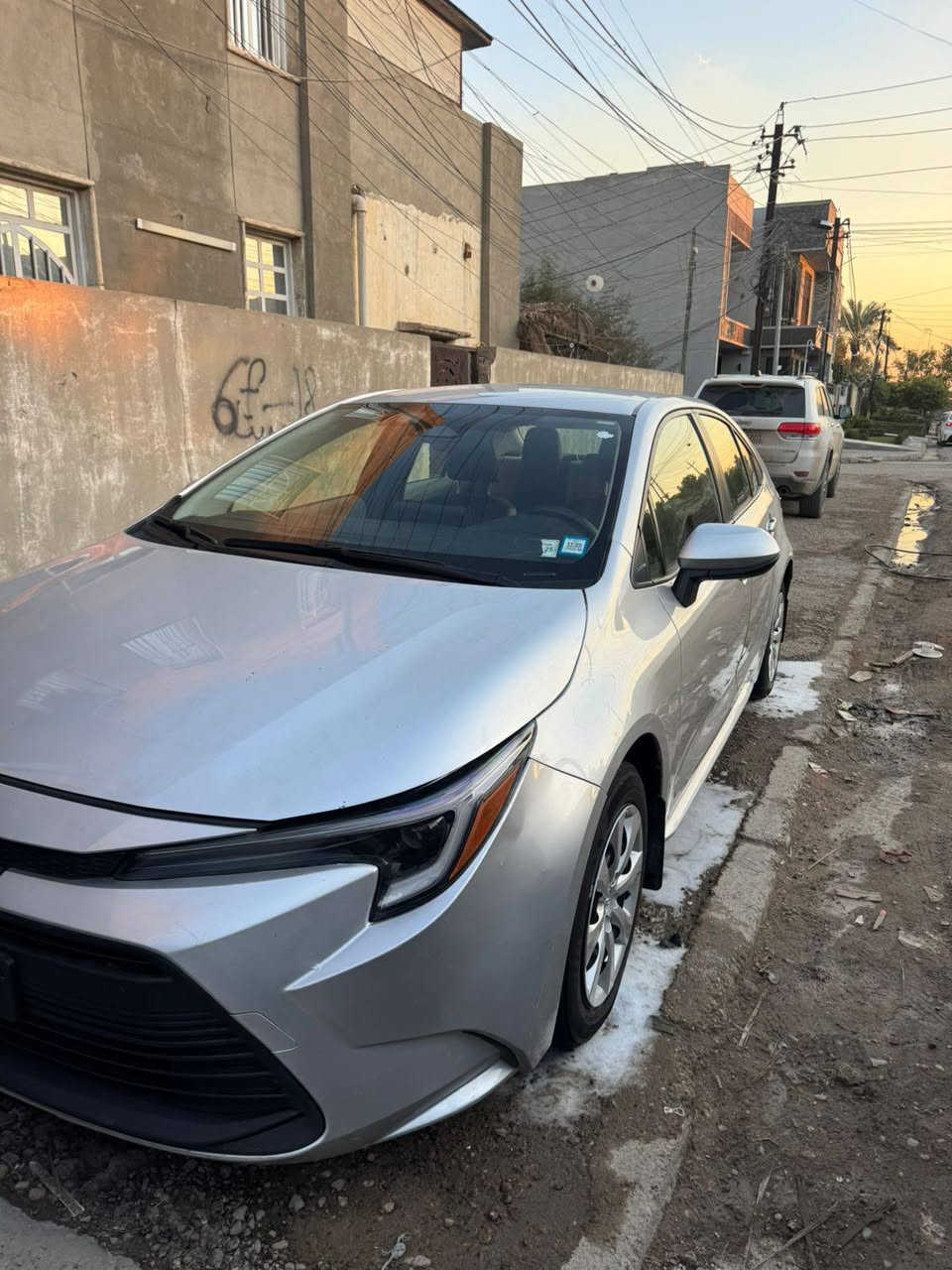 كورولا هايبرد 24 جاهزة ومرقم حادثه موضح بالصور مبددل فقط بنيد بأمريكا السعر 160 مكانه بغداد *********** وتساب وتصال
