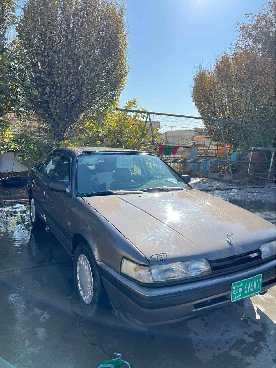 مازدا ٨ بەخ 
مۆدیل ١٩٩١ 
ئارم بلاستیکو سەنەوی ئەسلی لەکەلە 
بی لیدرانو جالو جۆلیە 
گێڕو مەکینە بە شەرت 
تەبرید کەرمی 
کارەبایەدی هەموی بە شەرت 
 هەیکەلی زۆر ریکو جوانە 
٤ تایەو ویلی تازەی لە شێرە 
*********** رانية, السليمانية
