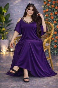 دشداشة • كشمير • فري سايز ٦٠-٩٠