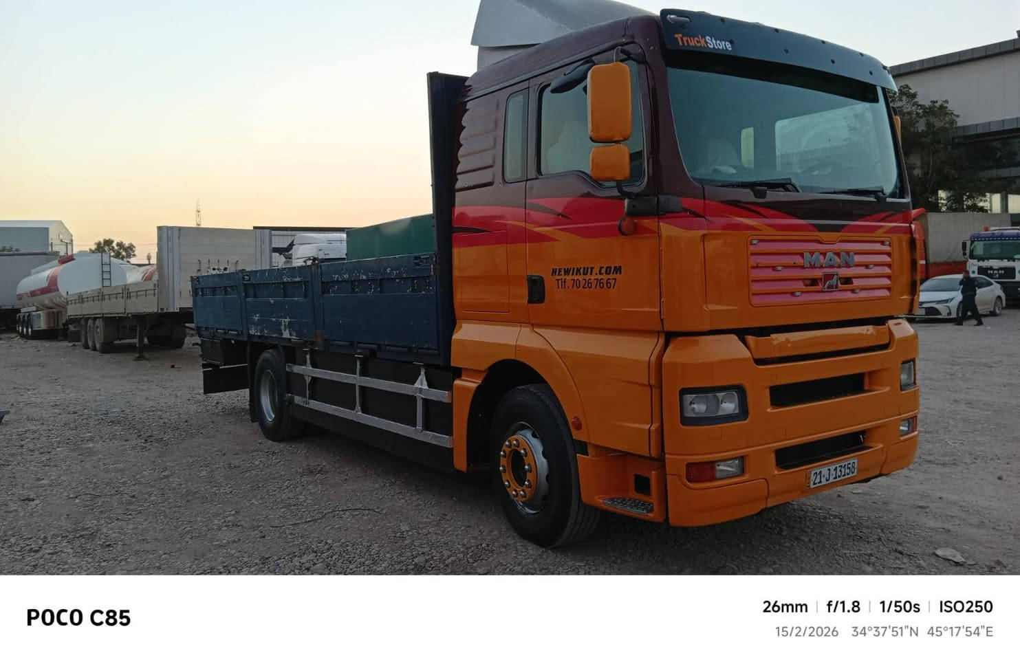 مان لوری تاک مودیل 2001 رقم وسنەوی جدید گیر محرك بشرت ***********
