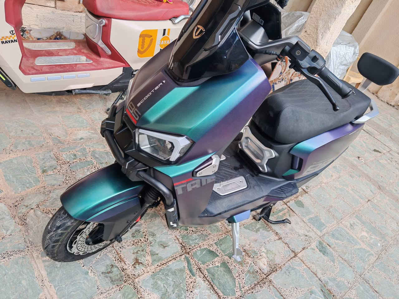 السلام عليكم دراجه شحن ريان للبيع ساعقه ماشيه 800 نظافتها فول سعرها 1,050 وبيها مجال سعر الجديد 1,400 ست بطاريات حجم الكبير مسطره عنوان بغداد الشعب شارع الجزيره استفسار على هذا الرقم ***********
