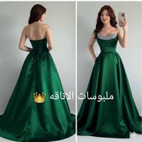 فستان سهرة • ساتان • مقاس ٣٨-٤٦