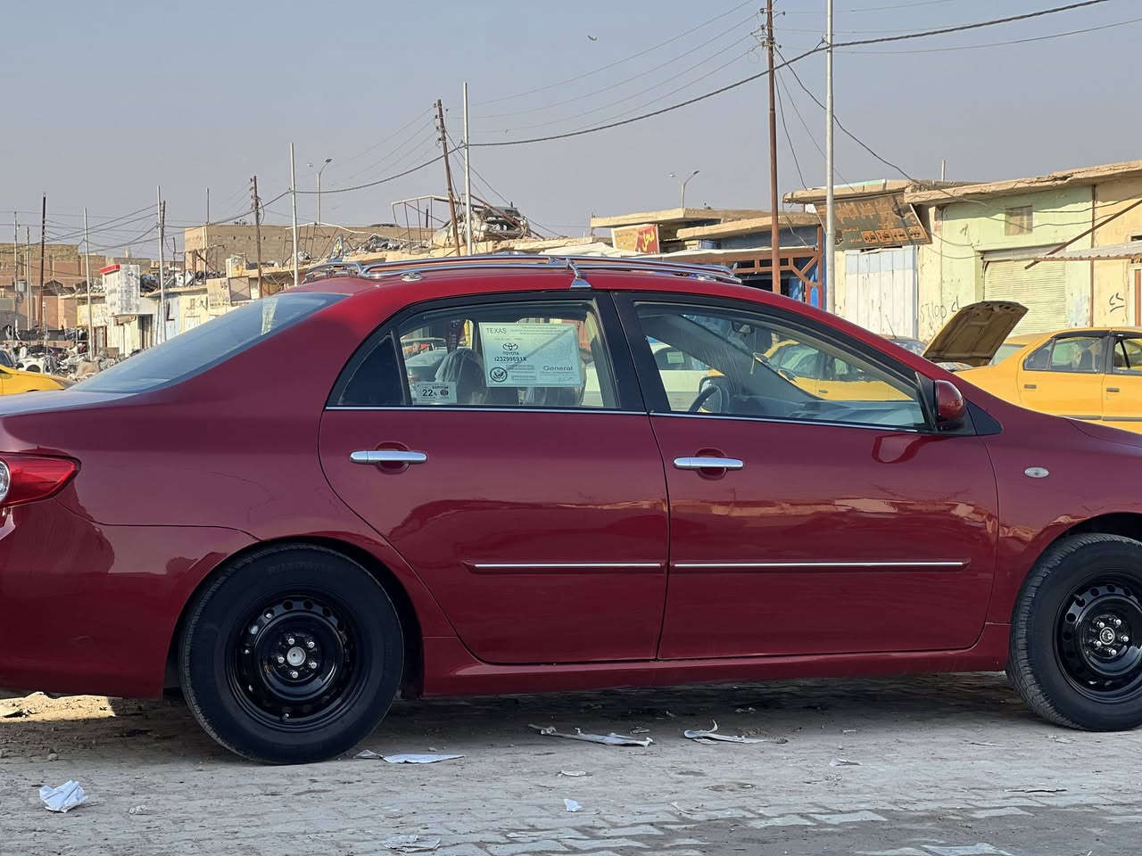 سلام عليكم كورله 8خليجي بسمي بغداد مصبوغه حزام جماليه وصوره قبل لا صبغه موجوده مكينه وكير حاويه كله جديد صدر خلي أمامي مرواس بلنتره أو بيع *********** سعر 110وبيه مجال
