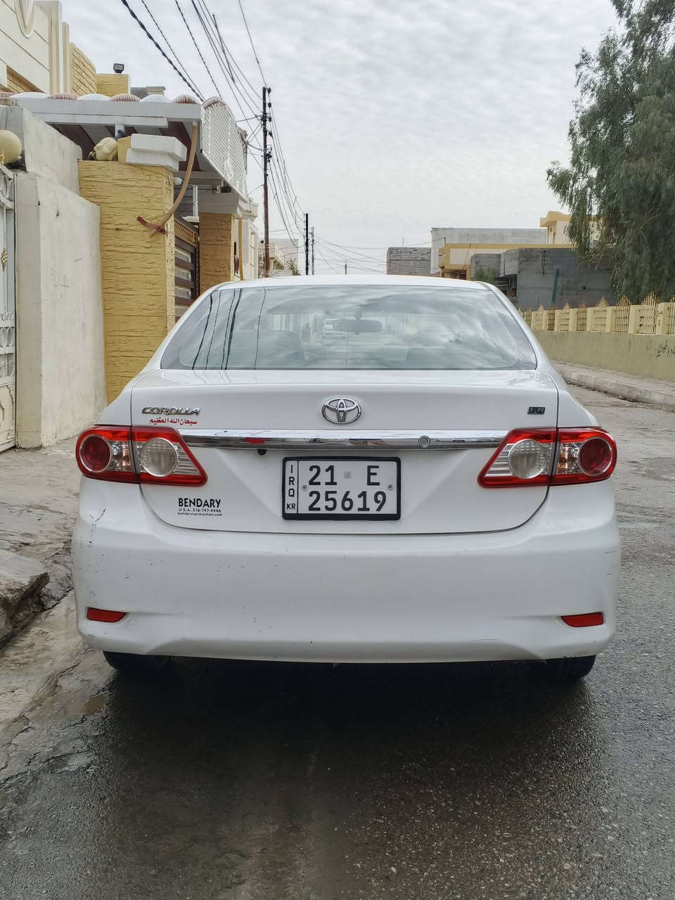 سلام عليكم كورله امريكي  البيع موديل 2011لون ابيض ثلجي الاستفسار عل هاذه رقم ***********
