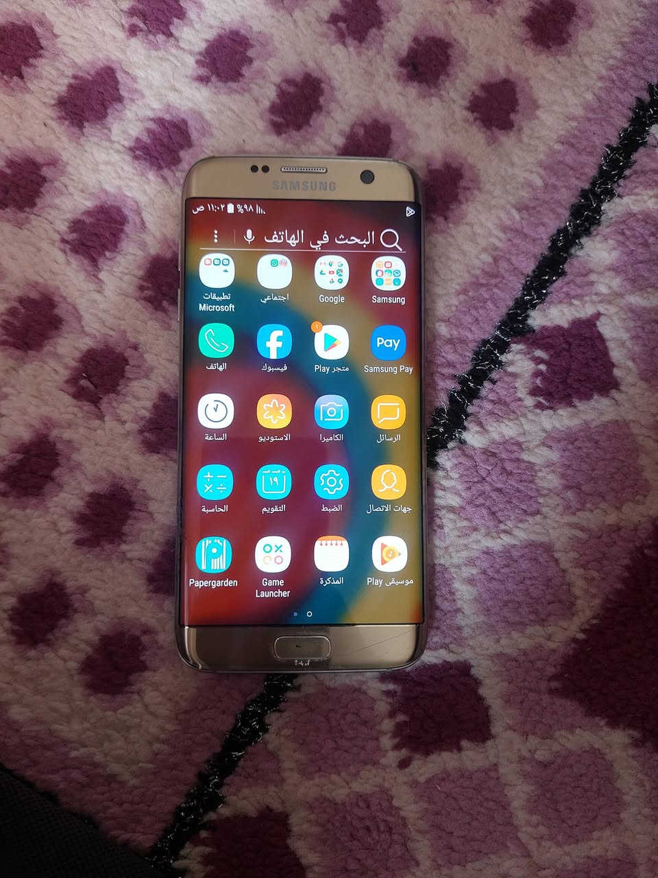 سامسونك s7 ايدج مكفول الظهر بيع فطر للبيع 75 مكان الحله ***********
