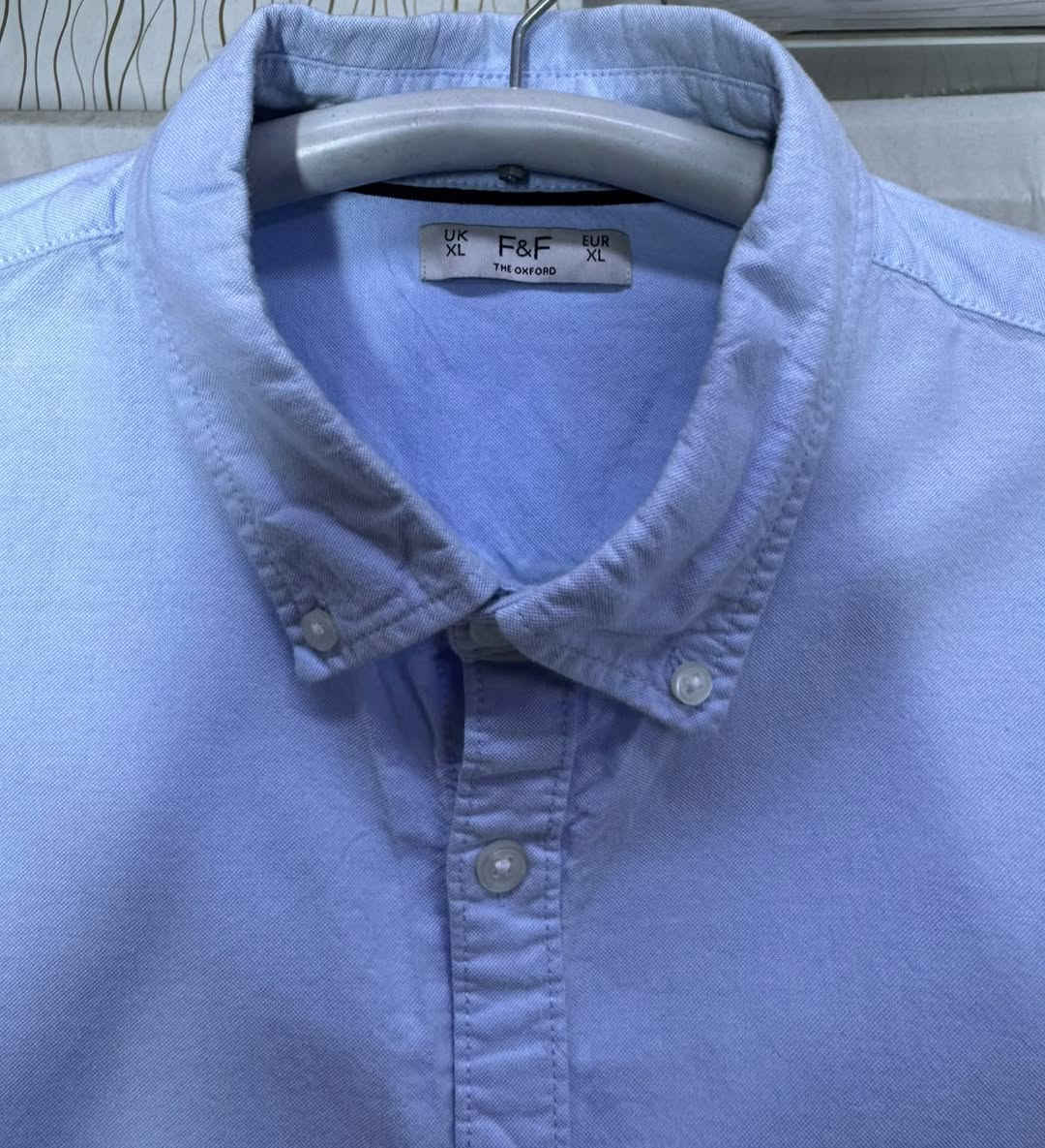 قميص  (F&F)  سوبر كريمً   
قياس   XL

النظافه 💯/💯  

يوجد توصيل 🚚 (بغداد -محافظات )
☎️رقم الهاتف :***********

للحجز -دايركت

