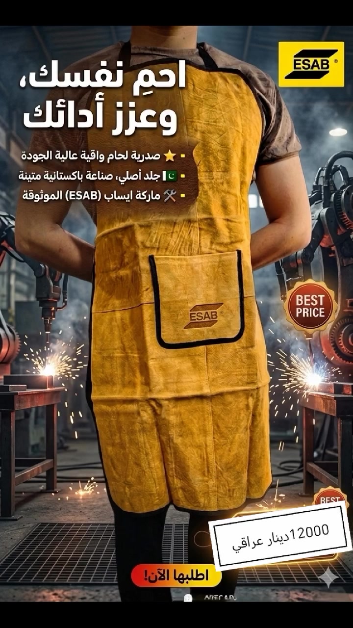 صدرية لحام جلد باكستاني الصنع ماركة ايساب
بسعر 12الف فقط يوجد توصيل لجميع المحافظات 5.
للاستفسار التواصل على الخاص او الرقم ***********
