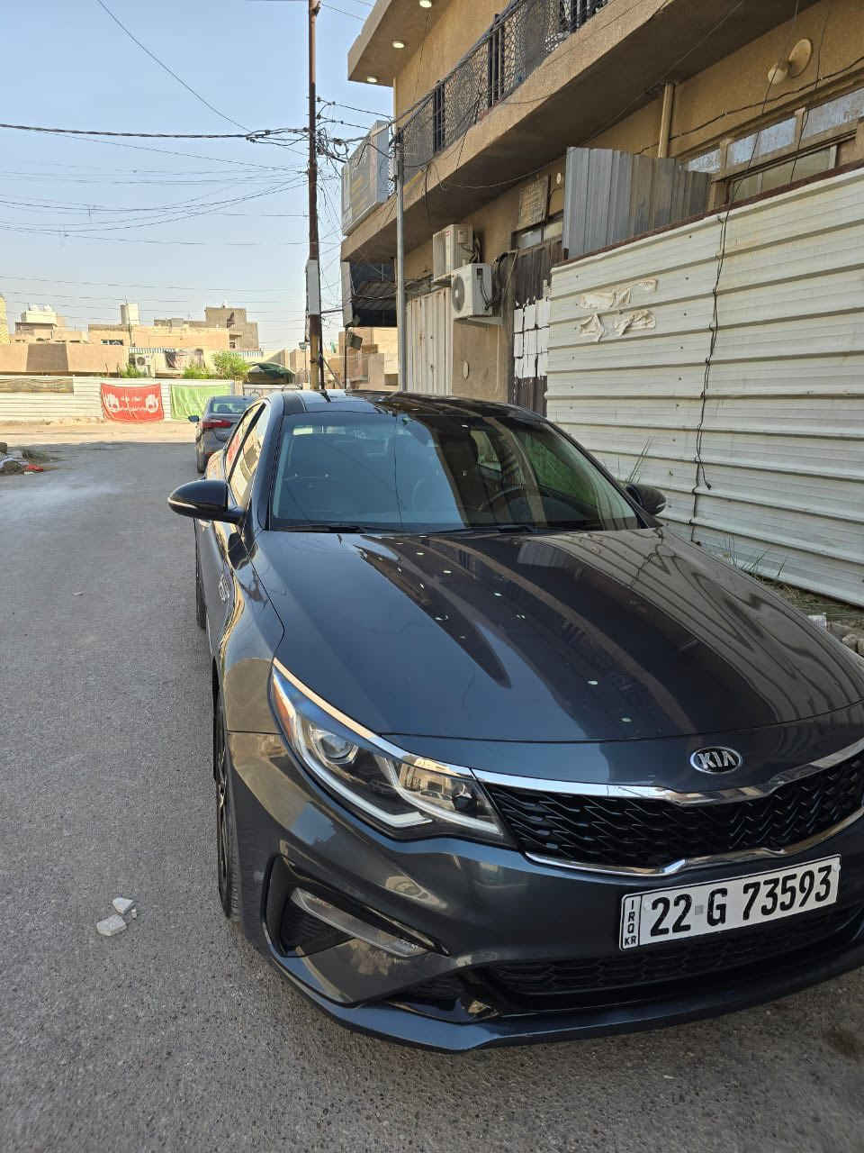 كيا أوبتما موديل 2020 وارد امريكي حادثها جاملغ خلفي ونص الباب كلير بدون دواخل بدون يربتك السياره فول واحد على واحد SX مكينه gdi مكفوله كير صدر تخم تاير تبريد كله مكفول ماشيه 74 ب اسمي السياره تحويل ثاني يوم رقم اربيل هزه ونسويه جديده
السعر 138 وبيها مجال شي قليل مكاني بغداد 
***********
