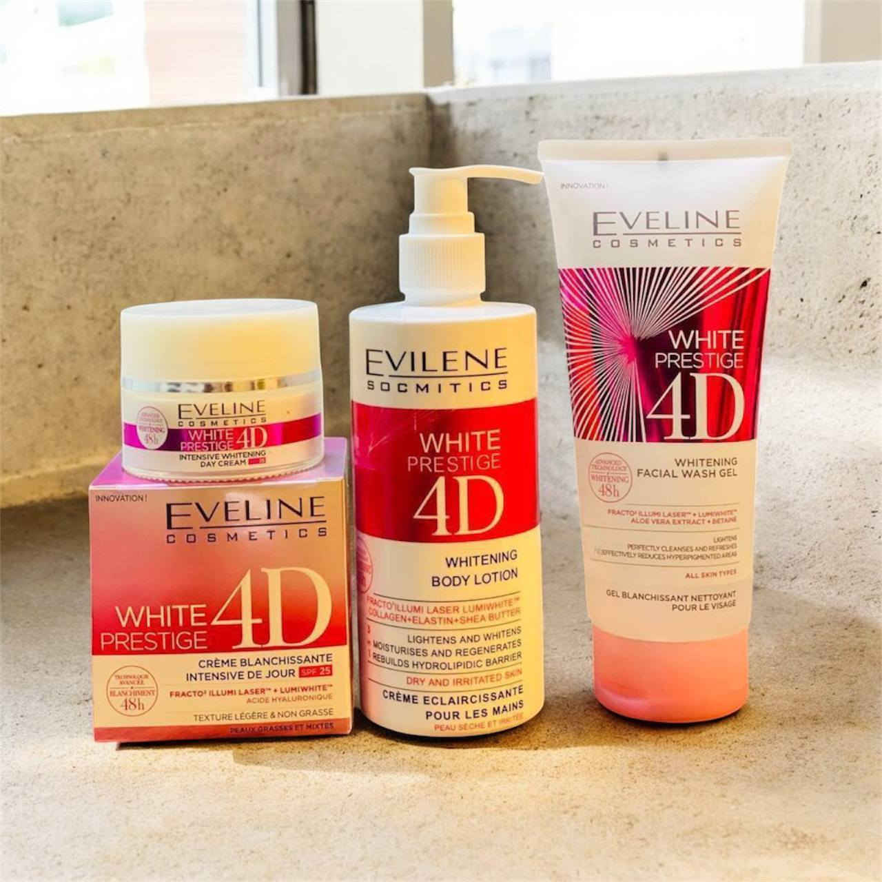 مجموعة ايفيلين البولندية 🇵🇱 Eveline Cosmetics White Prestige 4D للعناية بالبشرة.
تحتوي المجموعة على لوشن تبييض للجسم وغسول جل لتبييض الوجه. وكريم يحتوي على عامل حماية من الشمس SPF 25 للحماية من أشعة الشمس. 

تستخدم تقنية Fracto Illumi Laser™ و Lumiwhite™.
صُممت لتفتيح البشرة وتقليل التصبغات. 
مناسبة للبشرة الجافة والمتهيجة (اللوشن) وجميع أنواع البشرة (الغسول). 
تبييض خلال 48 ساعة.✅

سعر العرض ٢٥ الف


**إذا كنت صاحب هذا الإعلان وتريد حذفه لأي سبب، رجاءا أرسل رسالة إلى الدعم الفني**