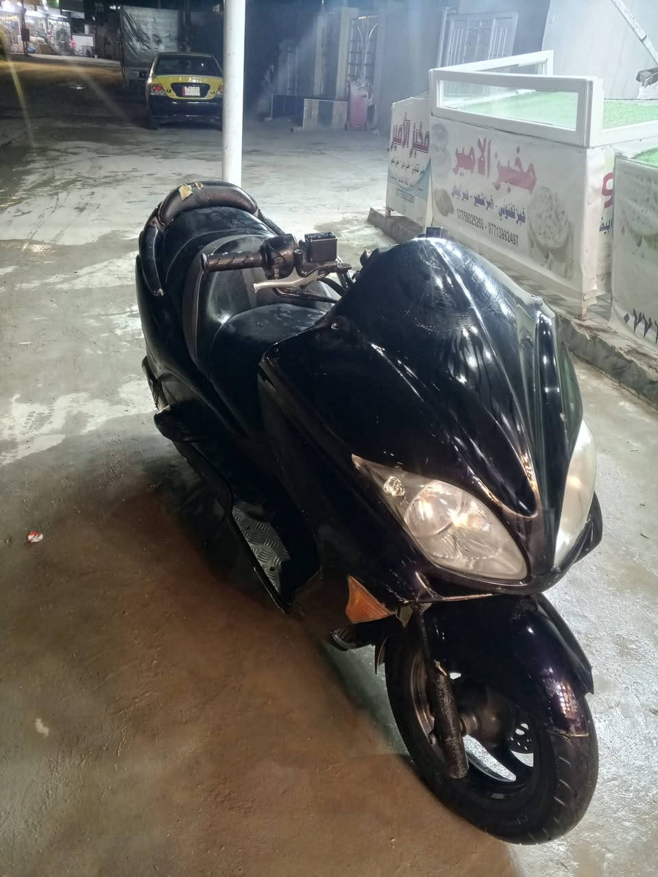 سلام عليكم دراجة فرزة 08 كل نقض ما بيهة مكينه مفتوحه    السعر ب650 بيهه مجال  العنوان  ديالى بعقوبه مدرسه الامين الرقم ***********

