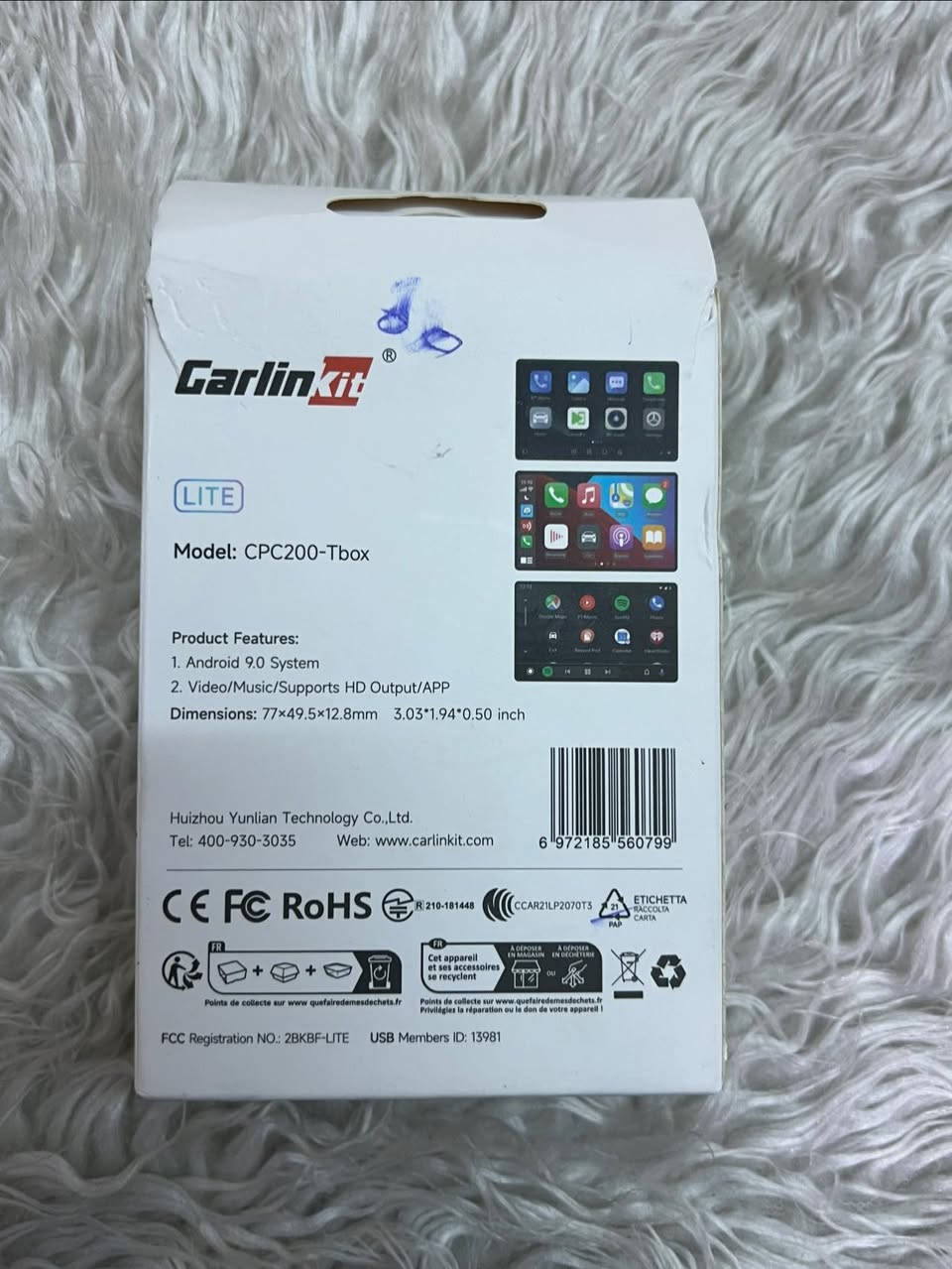 كار بلي ( كار لنكت )
جهاز كار بلي من شركة كار لنكت ( الغنية عن التعريف ) 
يحول شاشة السيارة الى نظام اندرويد متكامل 
يعرض يوتيوب 
سوق بلي لتنزيل التطبيقات 
خاصية تقسيم الشاشة الى نصفين لعرض تطبيقين في ان واحد
منفذ USB
منفذ HDMI لتشغيل الشاشات الخلفية 
ذاكرة 4 ب32
نظام التشغيل / اندرويد 9 ( بواجهة نظام 13 ) 
جديد الجهاز غير مستخدم مع كافة الملحقات 

السعر / 65 مع التوصيل 

شرط الفحص يم المندوب


**إذا كنت صاحب هذا الإعلان وتريد حذفه لأي سبب، رجاءا أرسل رسالة إلى الدعم الفني**