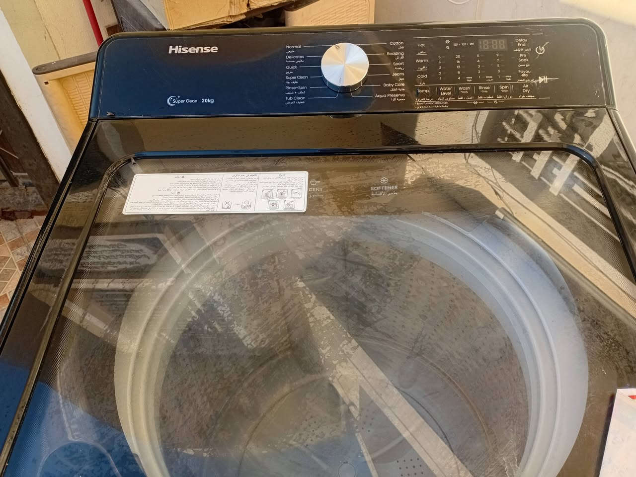 سلام عليكم غسالة 20 كيلو جديدة مستخدمة شهر فقط موجودة تقاطع درويش حي التراث سعر 450 الف رقمي ***********
