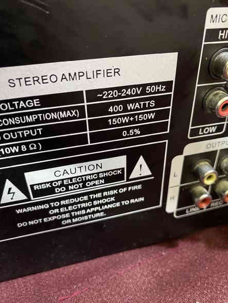 املبي فاير صوته جدا راقي وعالي 
400واط 
السعر 75 الف
توصيل متوفر
***********
