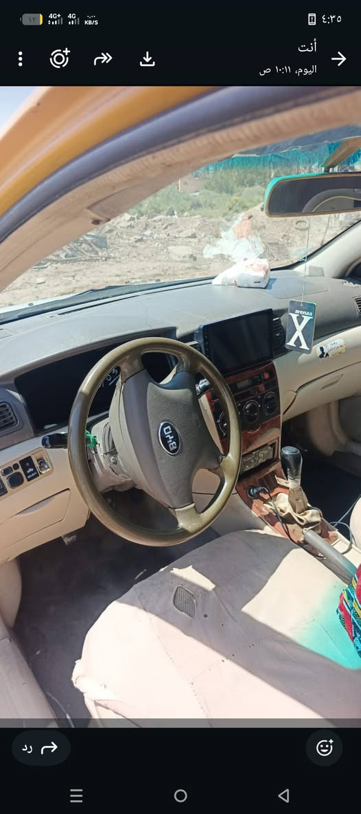 بيوايدي للبيع شرط كير محرك جاهزه سياره خير من الله موديل ٢٠١١سياره سنويه بسمي سعر ٣٥وبيعه مجال مكاني نجف هاذه رقمي ***********
