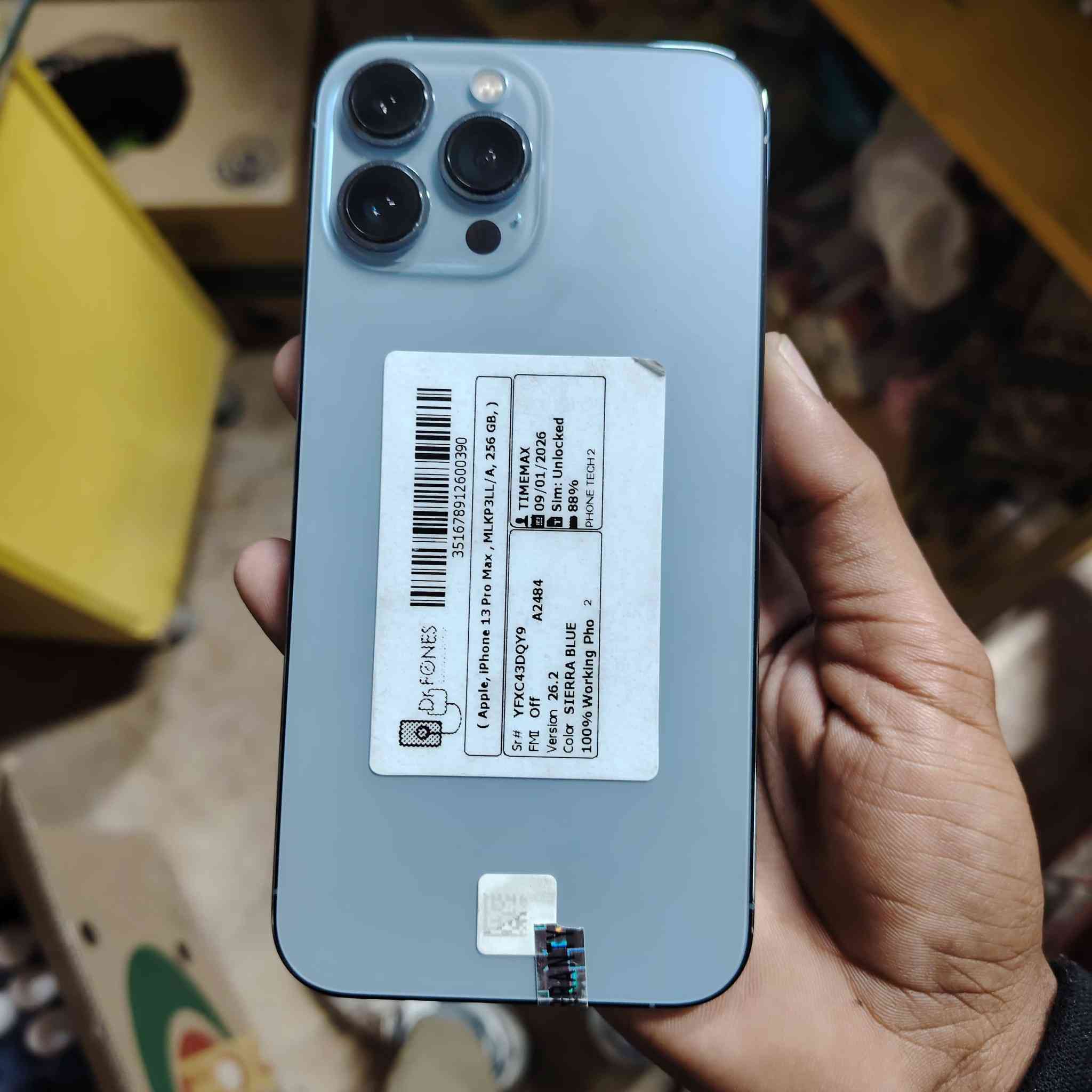 13 برو ماكس ذاكره 256 بطاريه 88 جهاز مكفول كارتونه وكيبل شحن ويا مثل ما موضح بلصوره السعر 750 مكاني بغداد ابو غريب للتصال ***********
