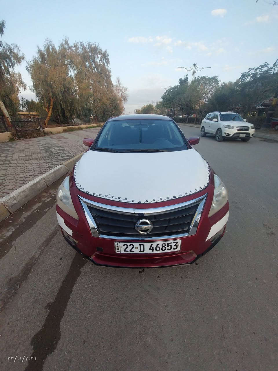 سلام عليكم شباب نيسان التيما موديل 2016 وارد امريكي والسونار مرفق مع المنشور بيها صبغ ربع البنيد والباقي مكفولة كفالة عامة شرط سيارة جديدة بمعنى كلمة كير مكينة كهربائات حدادة صدر تبريد تخم تاير كولة جاهز السعر ب 112 وبيها مجال بسيط جدا العنوان ديالى بعقوبة مقابل نادي الفروسية معرض لاتكال المركزي زورونا وبخدمتكم 
*********** 
*********** 
اتصل وبل خدمة
