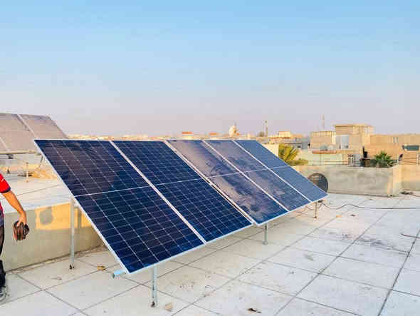 الحمدلله 🤲

تنصيب منظومه الطاقه الشمسيه في جلولاء حي الشهداء

الاستفسار

***********
استاذ سيف حامد
