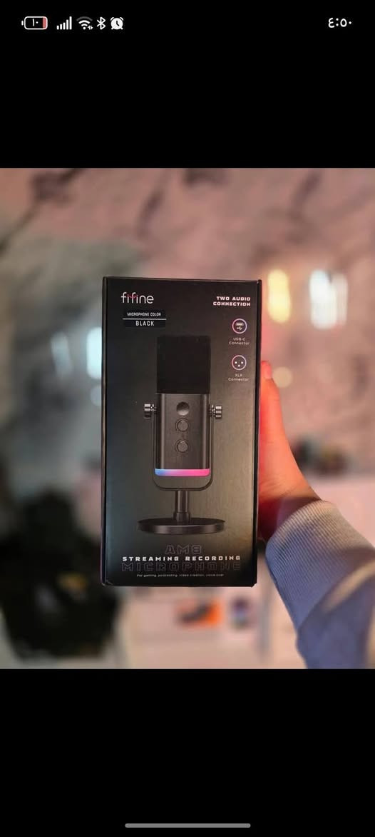 🎤 FIFINE AM8 — ميكروفون بث وتسجيل احترافي

🔊 صوت نقي عالي الدقة
• كول ميكروفون قوي مناسب للبث، البودكاست، الألعاب، واجتماعات الفيديو 🎧

📡 اتصال USB-C مباشر
• توصيل سريع وسهل على الكمبيوتر والموبايل بدون برامج إضافية 💻📱

🎛️ تحكم حساس ومباشر
• أزرار صوت ومستوى Gain قابلة للتعديل اليدوي
• وضع Mute سريع بضغطة زر

🧠 عزل ضوضاء ممتاز
• تكنولوجيا عزل تقلل الخلفية وتحافظ على وضوح الصوت 🎙️

🎵 استجابة تردد واسعة
• صوت متوازن بين النبرة العالية والمنخفضة — مثالي للمحتوى الصوتي المتنوع 🎚️

🔋 مزود بقاعدة قوية وثابتة
• حامل ثابت يمنع الاهتزازات
• تصميم أنيق ومتين يناسب المكتب والاستوديو 🖥️

✨ FIFINE AM8
الميكروفون اللي يرفع جودة صوتك إلى مستوى احترافي 🎤🔥

📩 للحجز والاستفسار خـاص…


**إذا كنت صاحب هذا الإعلان وتريد حذفه لأي سبب، رجاءا أرسل رسالة إلى الدعم الفني**